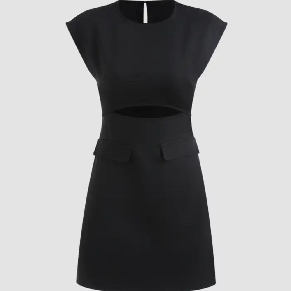 ZARA Cut Out Waist Mini Dress